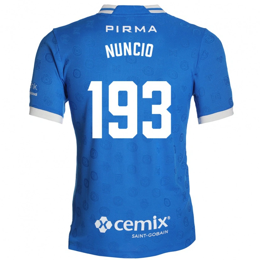 Danxen Män Jorge Nuncio #193 Blå Vit Röd Hemmatröja Matchtröjor 2026/27 Tröjor T-Tröja