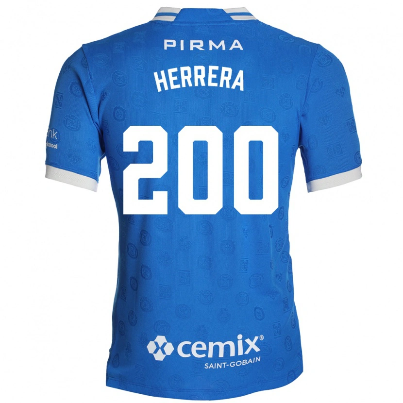 Danxen Män David Herrera #200 Blå Vit Röd Hemmatröja Matchtröjor 2026/27 Tröjor T-Tröja