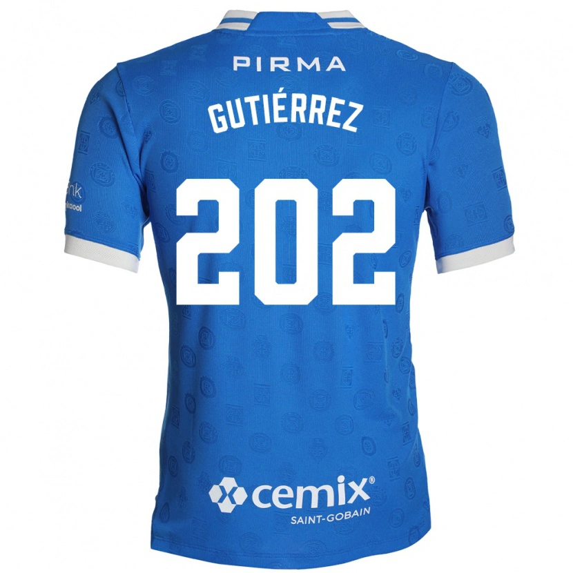 Danxen Män Alex Gutiérrez #202 Blå Vit Röd Hemmatröja Matchtröjor 2026/27 Tröjor T-Tröja