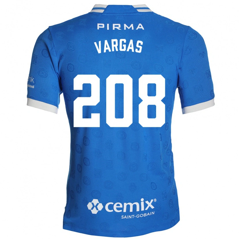 Danxen Män Santiago Vargas #208 Blå Vit Röd Hemmatröja Matchtröjor 2026/27 Tröjor T-Tröja