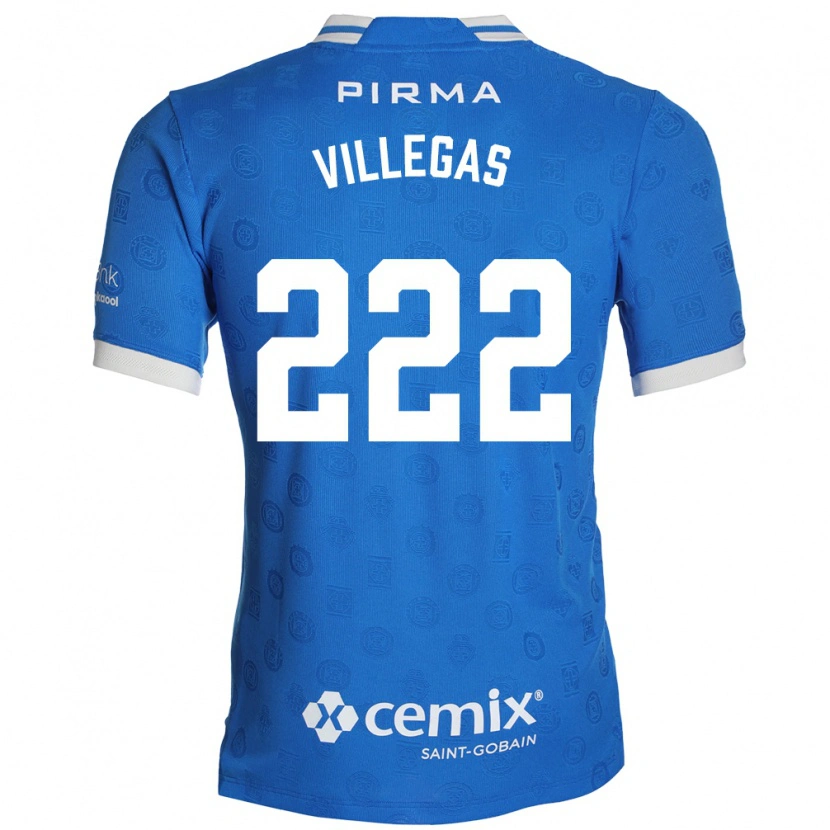 Danxen Män Eric Villegas #222 Blå Vit Röd Hemmatröja Matchtröjor 2026/27 Tröjor T-Tröja