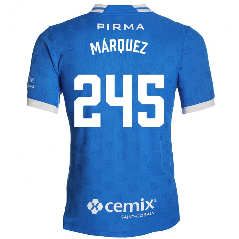 Danxen Män Víctor Márquez #245 Blå Vit Röd Hemmatröja Matchtröjor 2026/27 Tröjor T-Tröja