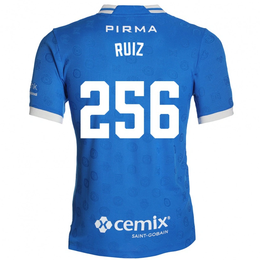 Danxen Män Fernando Ruiz #256 Blå Vit Röd Hemmatröja Matchtröjor 2026/27 Tröjor T-Tröja