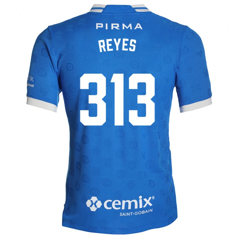 Danxen Män Ian Reyes #313 Blå Vit Röd Hemmatröja Matchtröjor 2026/27 Tröjor T-Tröja