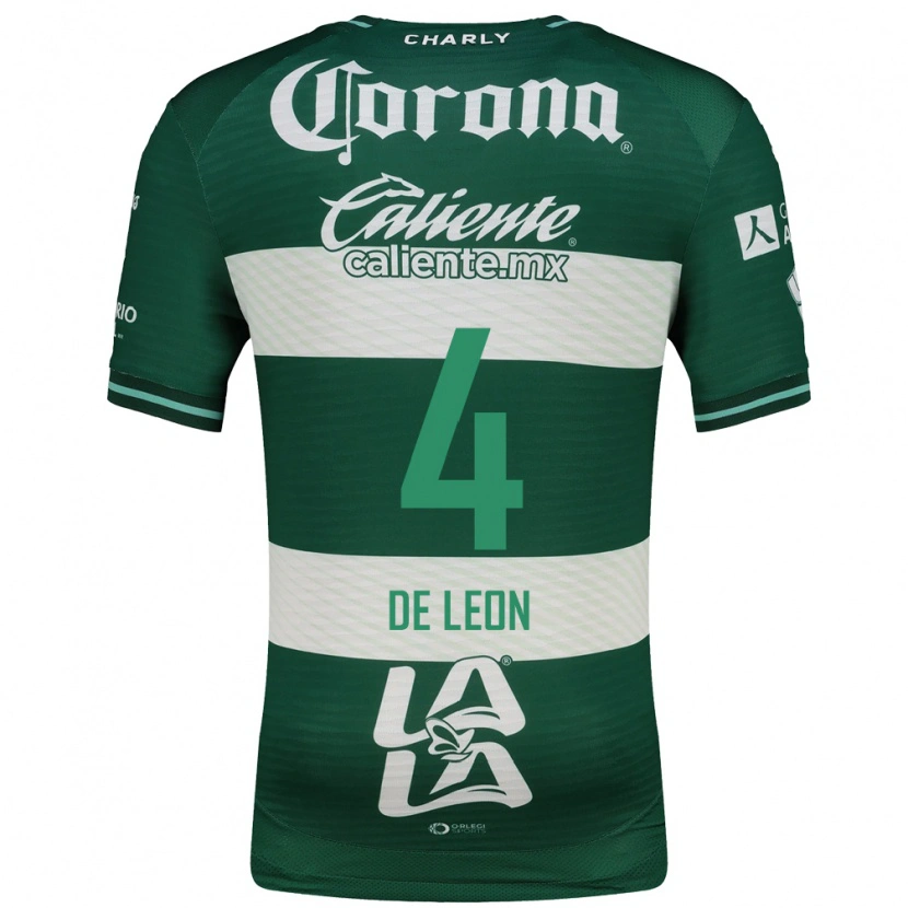 Danxen Män Lourdes De Leon #4 Grön Vit Hemmatröja Matchtröjor 2026/27 Tröjor T-Tröja