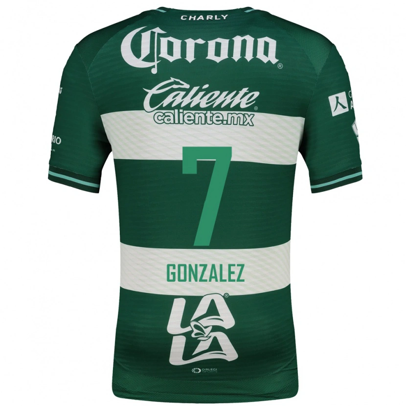 Danxen Män Diego González #7 Grön Vit Hemmatröja Matchtröjor 2026/27 Tröjor T-Tröja