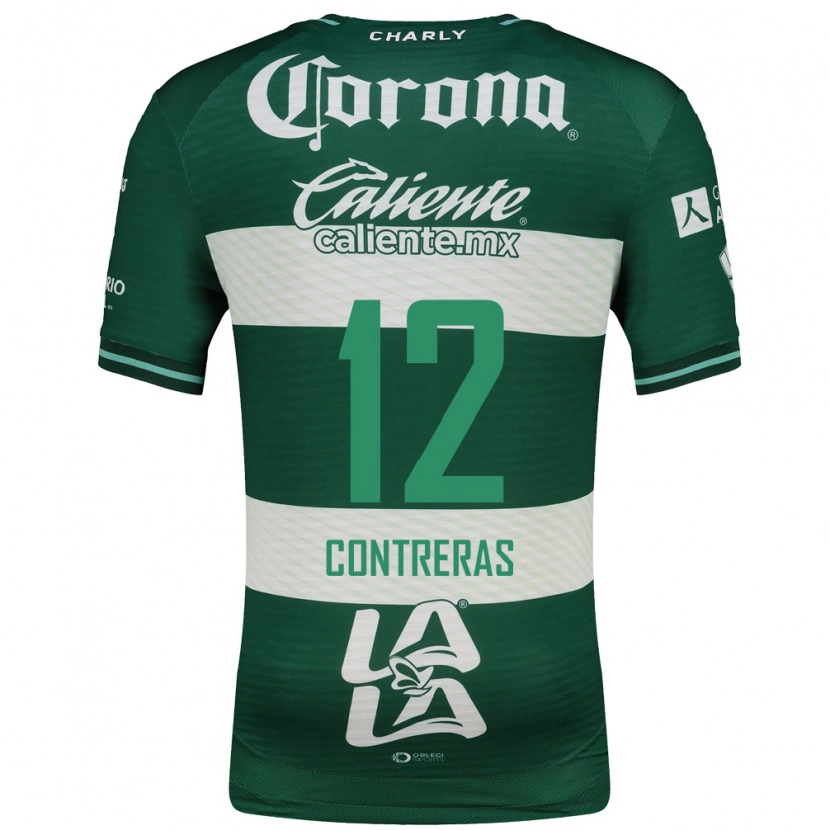 Danxen Män Karol Contreras #12 Grön Vit Hemmatröja Matchtröjor 2026/27 Tröjor T-Tröja