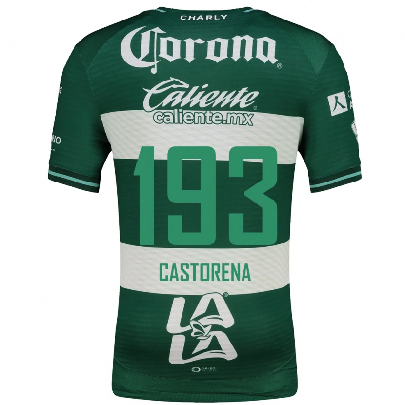 Danxen Män Damián Castorena #193 Grön Vit Hemmatröja Matchtröjor 2026/27 Tröjor T-Tröja
