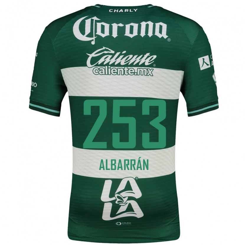Danxen Män Rodrigo Albarrán #253 Grön Vit Hemmatröja Matchtröjor 2026/27 Tröjor T-Tröja