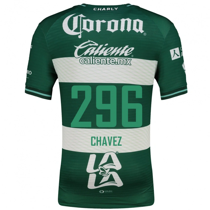 Danxen Män Justin Chávez #296 Grön Vit Hemmatröja Matchtröjor 2026/27 Tröjor T-Tröja