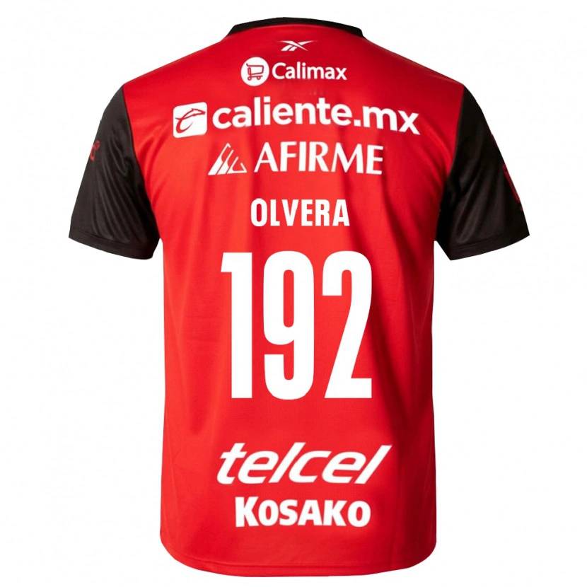 Danxen Män Ian Olvera #192 Svart Röd Hemmatröja Matchtröjor 2026/27 Tröjor T-Tröja