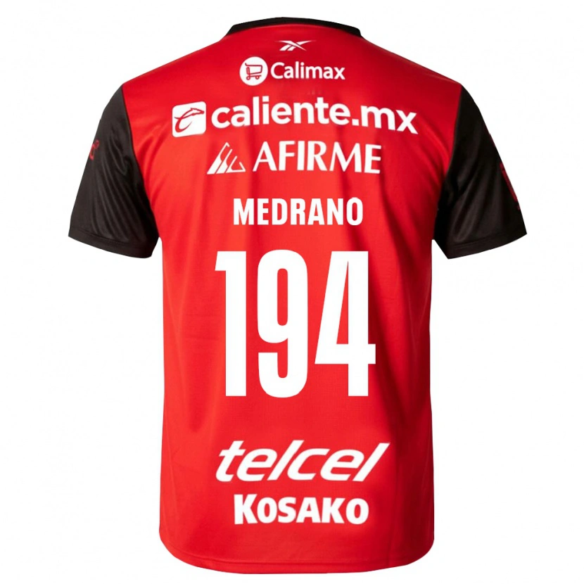 Danxen Män Luis Medrano #194 Svart Röd Hemmatröja Matchtröjor 2026/27 Tröjor T-Tröja