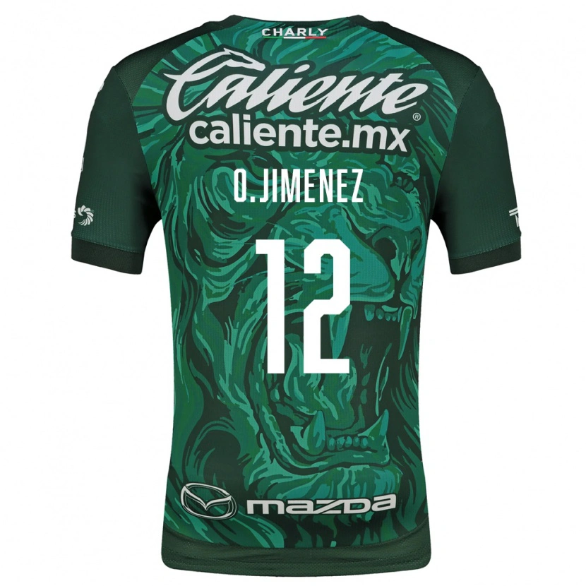 Danxen Män Oscar Jimenez #12 Grön Svart Hemmatröja Matchtröjor 2026/27 Tröjor T-Tröja