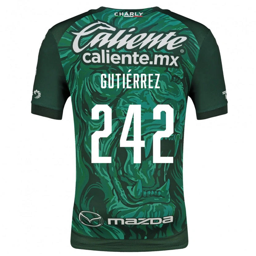 Danxen Män Daniel Gutiérrez #242 Grön Svart Hemmatröja Matchtröjor 2026/27 Tröjor T-Tröja