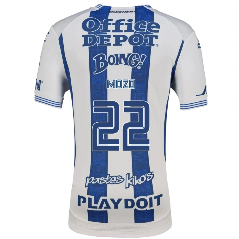 Danxen Män Alan Mozo #22 Vit Marinblå Hemmatröja Matchtröjor 2026/27 Tröjor T-Tröja