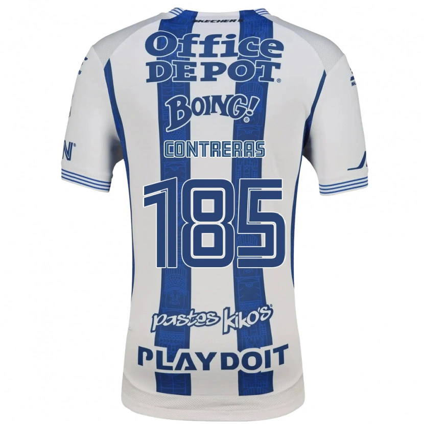 Danxen Män Ari Contreras #185 Vit Marinblå Hemmatröja Matchtröjor 2026/27 Tröjor T-Tröja