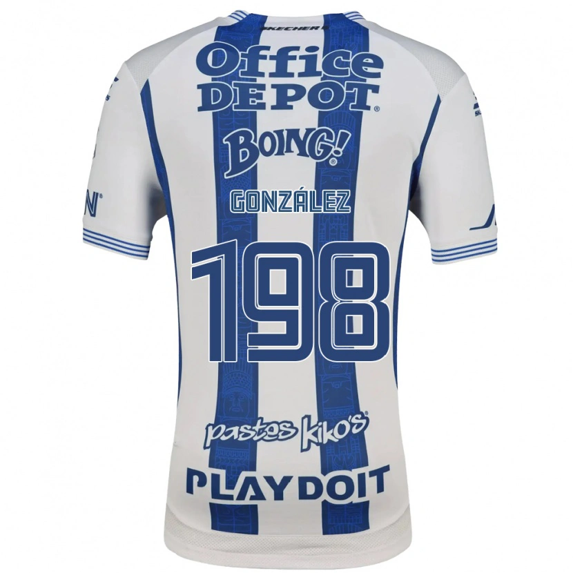 Danxen Män Osvaldo González #198 Vit Marinblå Hemmatröja Matchtröjor 2026/27 Tröjor T-Tröja