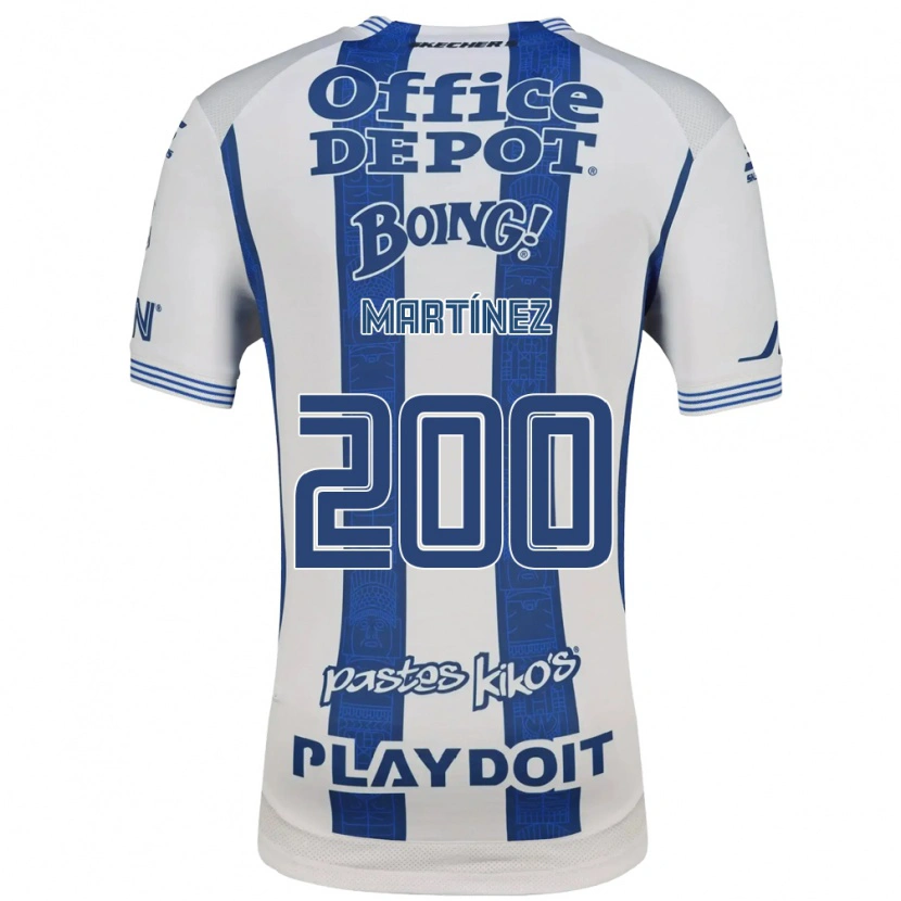 Danxen Män Yaro Martínez #200 Vit Marinblå Hemmatröja Matchtröjor 2026/27 Tröjor T-Tröja