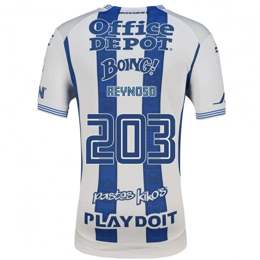 Danxen Män Braulio Reynoso #203 Vit Marinblå Hemmatröja Matchtröjor 2026/27 Tröjor T-Tröja