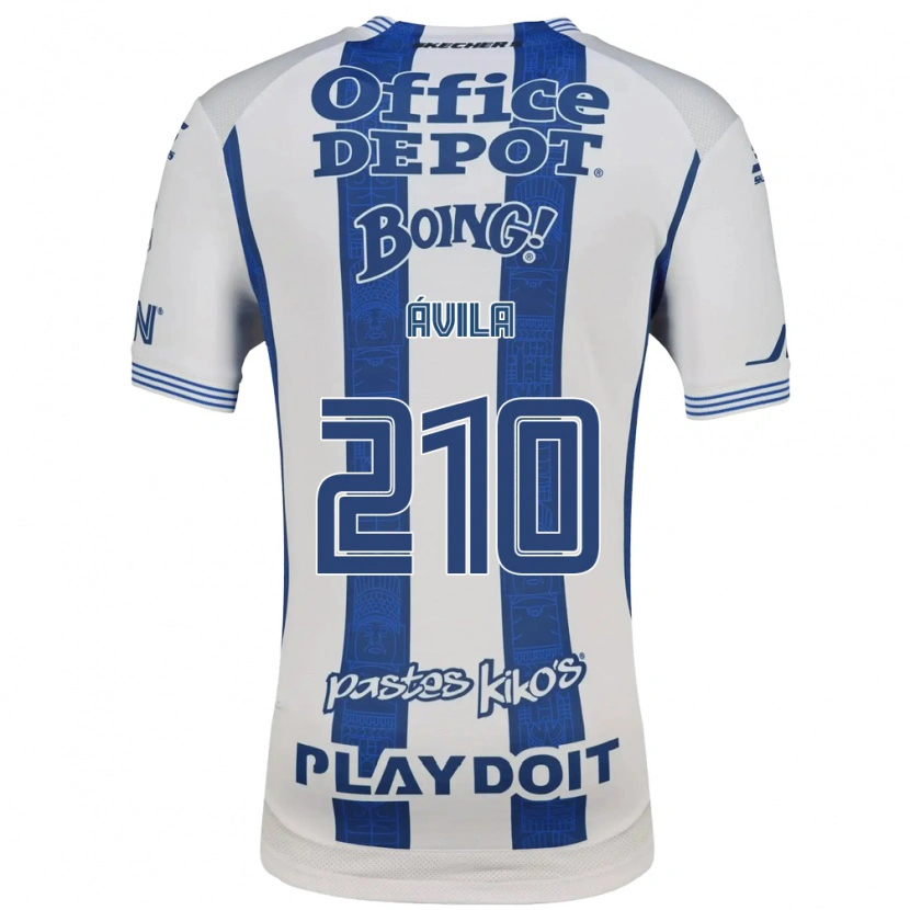 Danxen Män Pedro Ávila #210 Vit Marinblå Hemmatröja Matchtröjor 2026/27 Tröjor T-Tröja