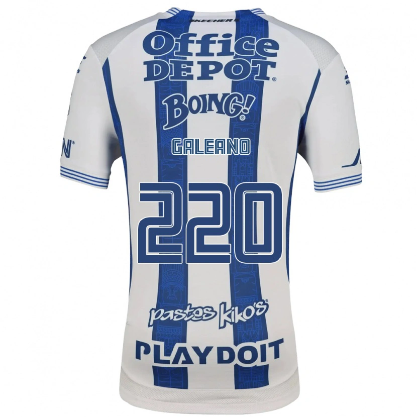 Danxen Män Rony Galeano #220 Vit Marinblå Hemmatröja Matchtröjor 2026/27 Tröjor T-Tröja