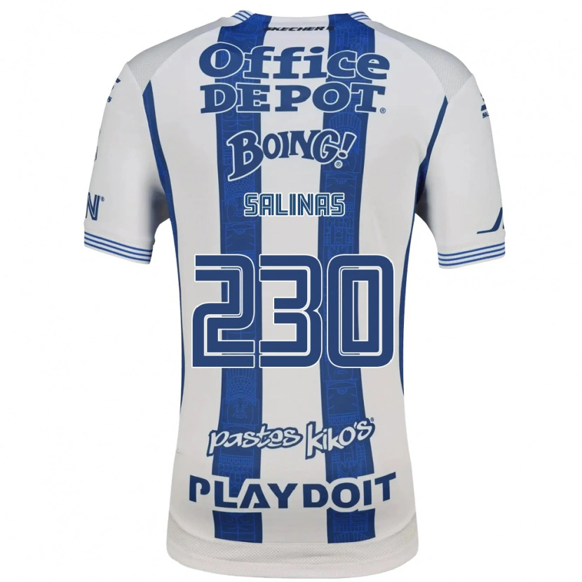 Danxen Män Jesús Salinas #230 Vit Marinblå Hemmatröja Matchtröjor 2026/27 Tröjor T-Tröja