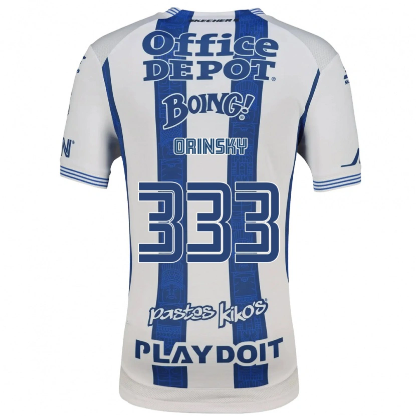 Danxen Män Edson Orinsky #333 Vit Marinblå Hemmatröja Matchtröjor 2026/27 Tröjor T-Tröja