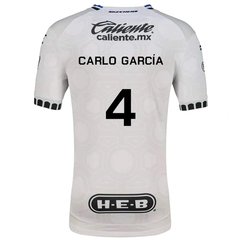 Danxen Män Carlo García #4 Vit Svart Blå Hemmatröja Matchtröjor 2026/27 Tröjor T-Tröja