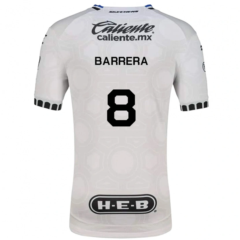 Danxen Män Pablo Barrera #8 Vit Svart Blå Hemmatröja Matchtröjor 2026/27 Tröjor T-Tröja