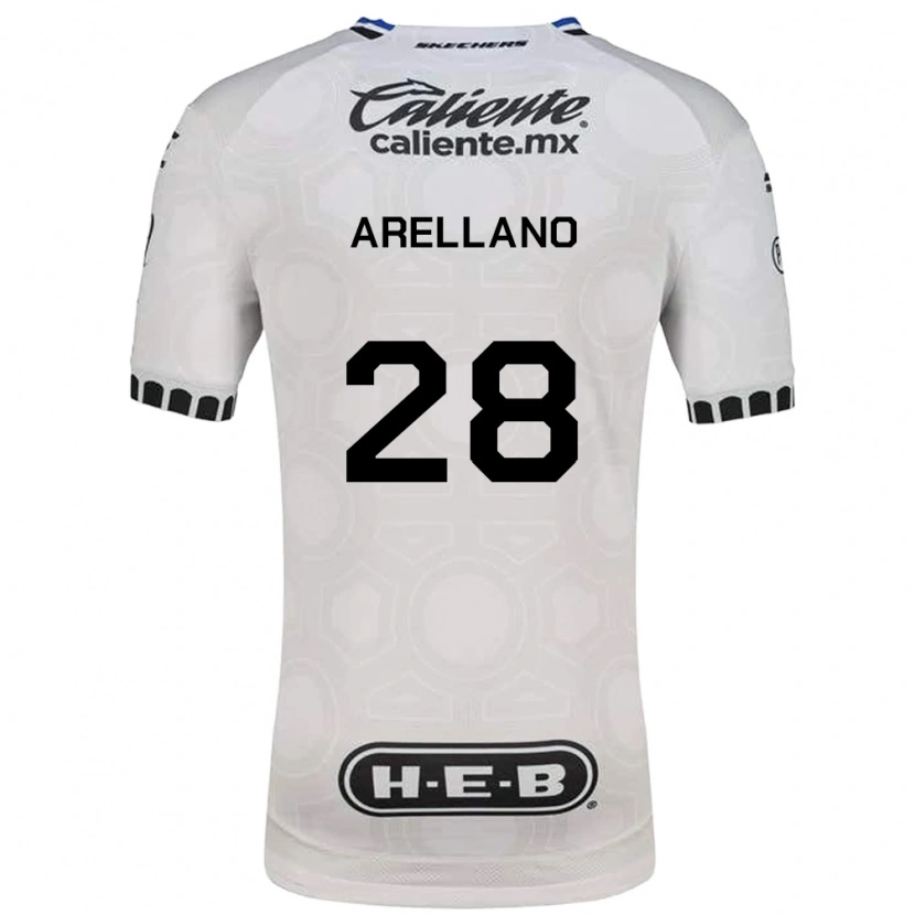 Danxen Män Jesús Arellano #28 Vit Svart Blå Hemmatröja Matchtröjor 2026/27 Tröjor T-Tröja