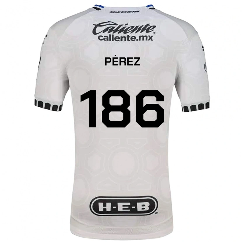 Danxen Män José Pérez #186 Vit Svart Blå Hemmatröja Matchtröjor 2026/27 Tröjor T-Tröja