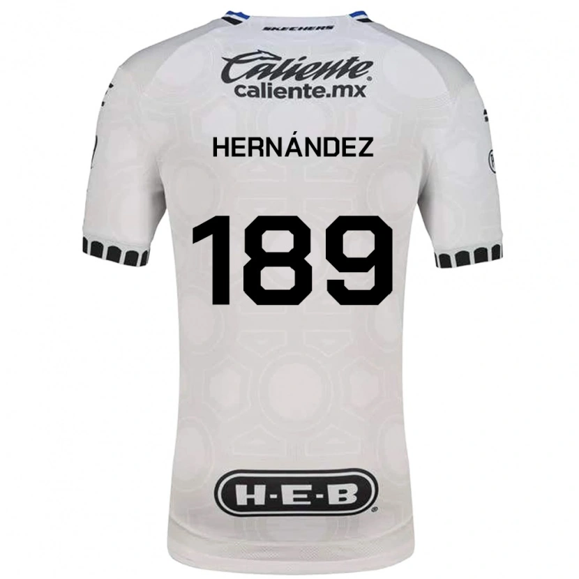 Danxen Män Sebastián Hernández #189 Vit Svart Blå Hemmatröja Matchtröjor 2026/27 Tröjor T-Tröja