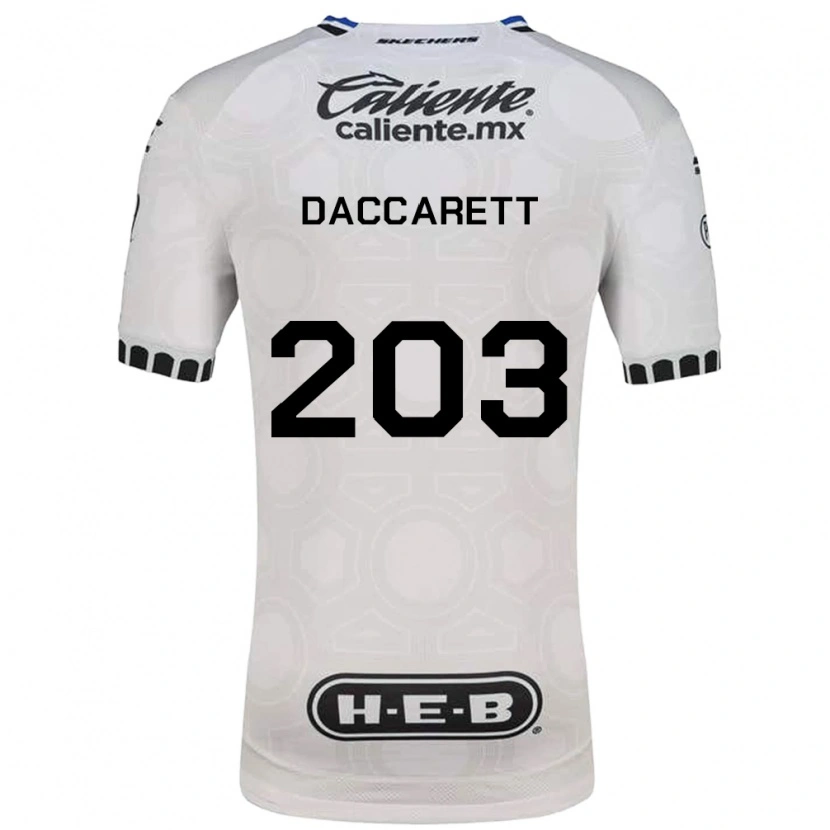 Danxen Män Juan Daccarett #203 Vit Svart Blå Hemmatröja Matchtröjor 2026/27 Tröjor T-Tröja