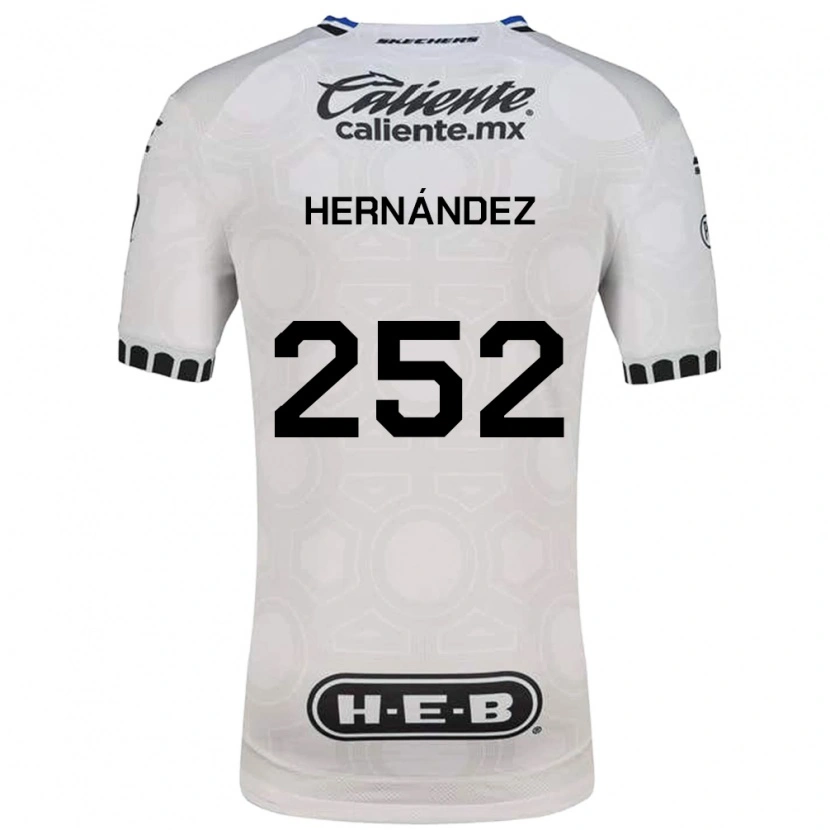 Danxen Män Emilio Hernández #252 Vit Svart Blå Hemmatröja Matchtröjor 2026/27 Tröjor T-Tröja