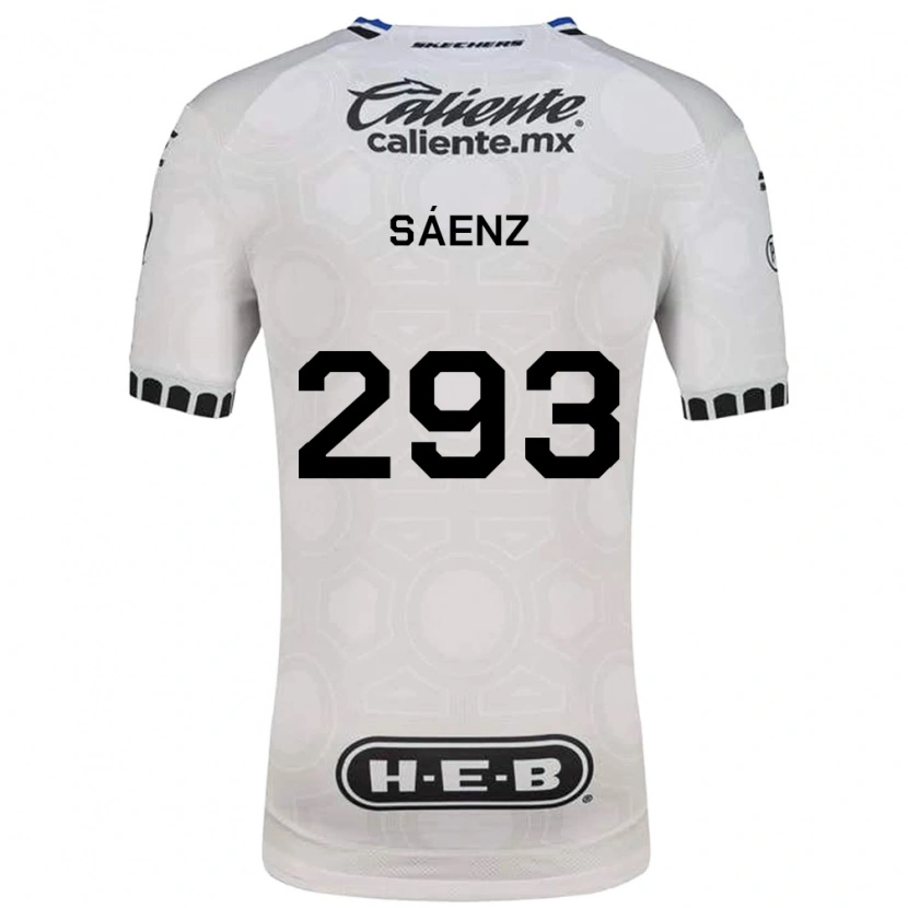 Danxen Män Nicolás Sáenz #293 Vit Svart Blå Hemmatröja Matchtröjor 2026/27 Tröjor T-Tröja
