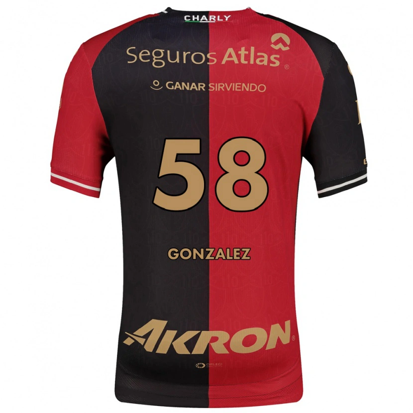 Danxen Män Arturo González #58 Röd Svart Brun Hemmatröja Matchtröjor 2026/27 Tröjor T-Tröja
