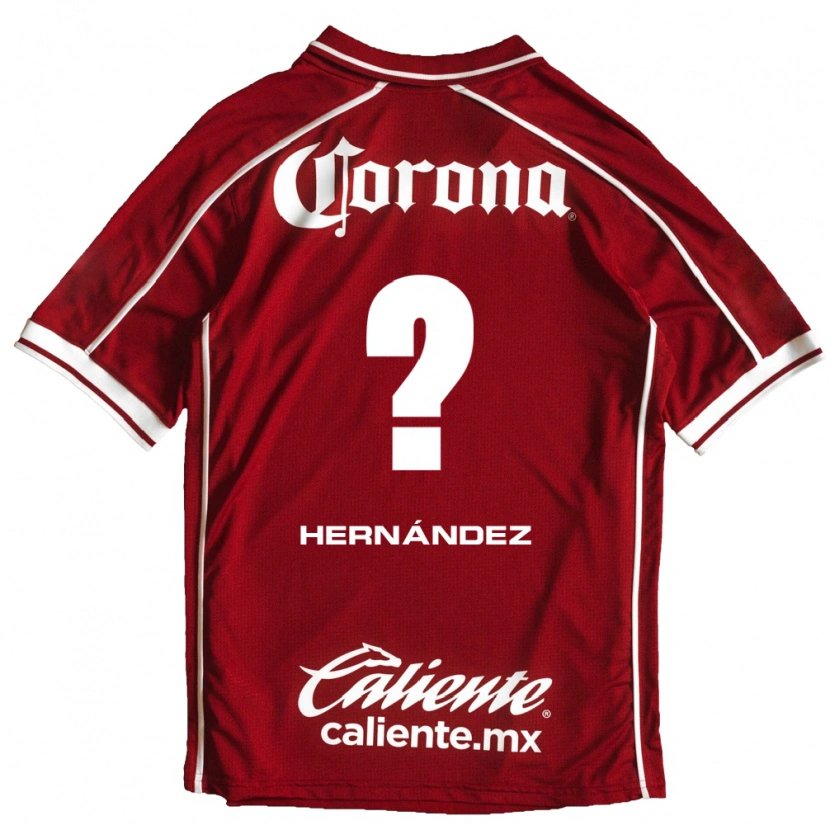 Danxen Män Francisco Hernández #0 Vit Röd Hemmatröja Matchtröjor 2026/27 Tröjor T-Tröja