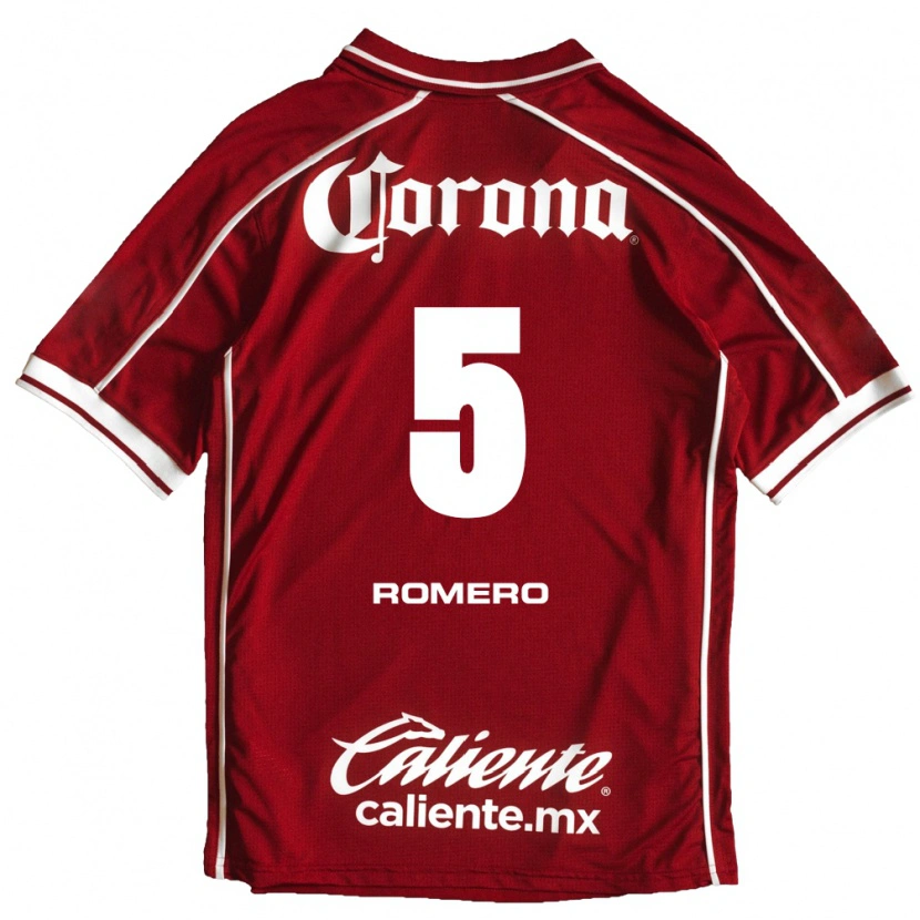 Danxen Män Franco Romero #5 Vit Röd Hemmatröja Matchtröjor 2026/27 Tröjor T-Tröja