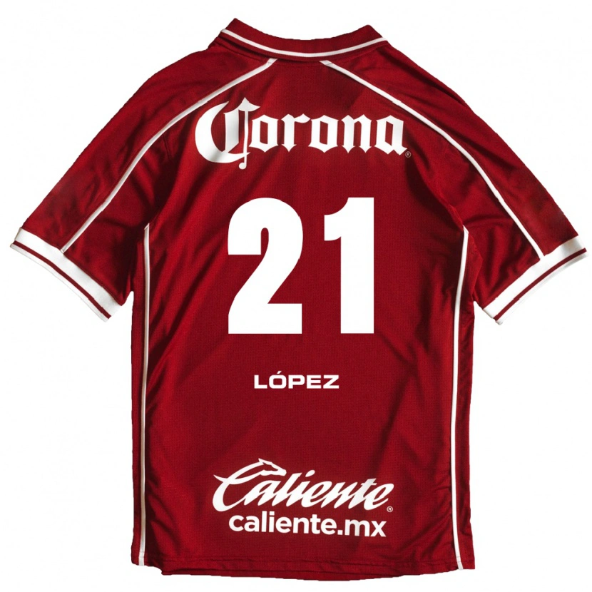 Danxen Män Iván López #21 Vit Röd Hemmatröja Matchtröjor 2026/27 Tröjor T-Tröja