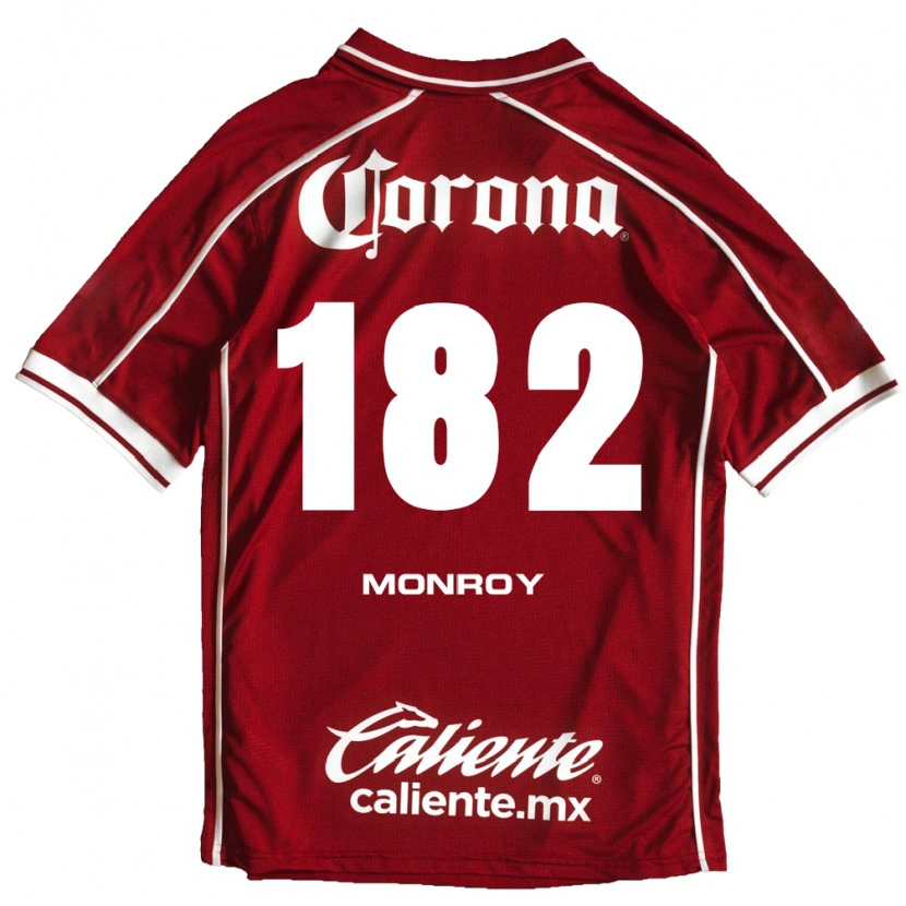 Danxen Män Brayan Monroy #182 Vit Röd Hemmatröja Matchtröjor 2026/27 Tröjor T-Tröja