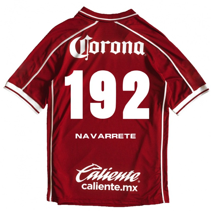 Danxen Män Luis Navarrete #192 Vit Röd Hemmatröja Matchtröjor 2026/27 Tröjor T-Tröja