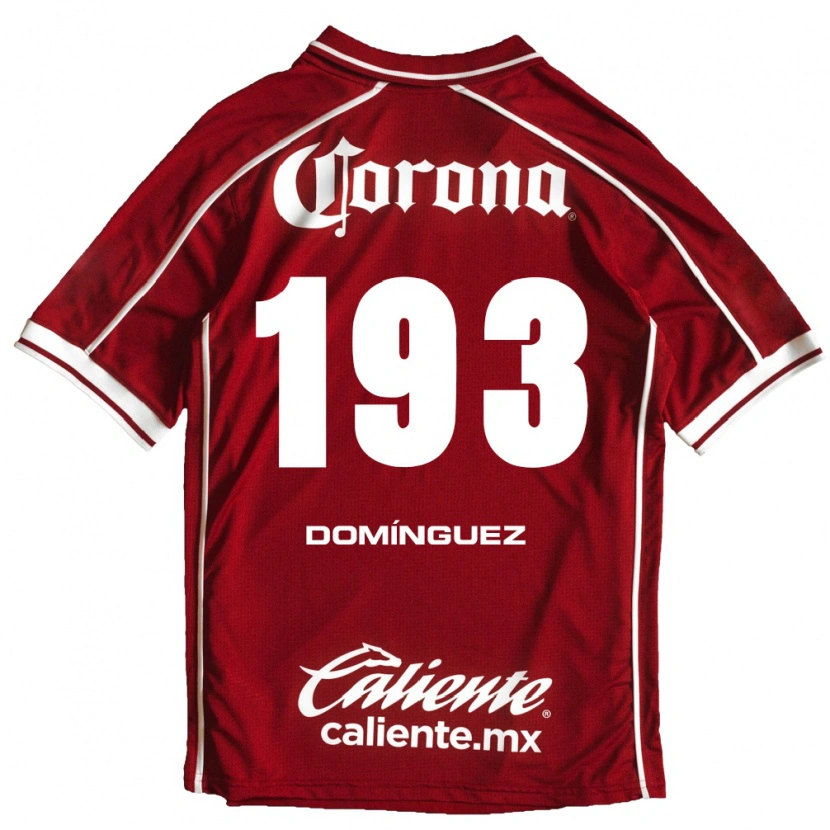 Danxen Män Iker Domínguez #193 Vit Röd Hemmatröja Matchtröjor 2026/27 Tröjor T-Tröja