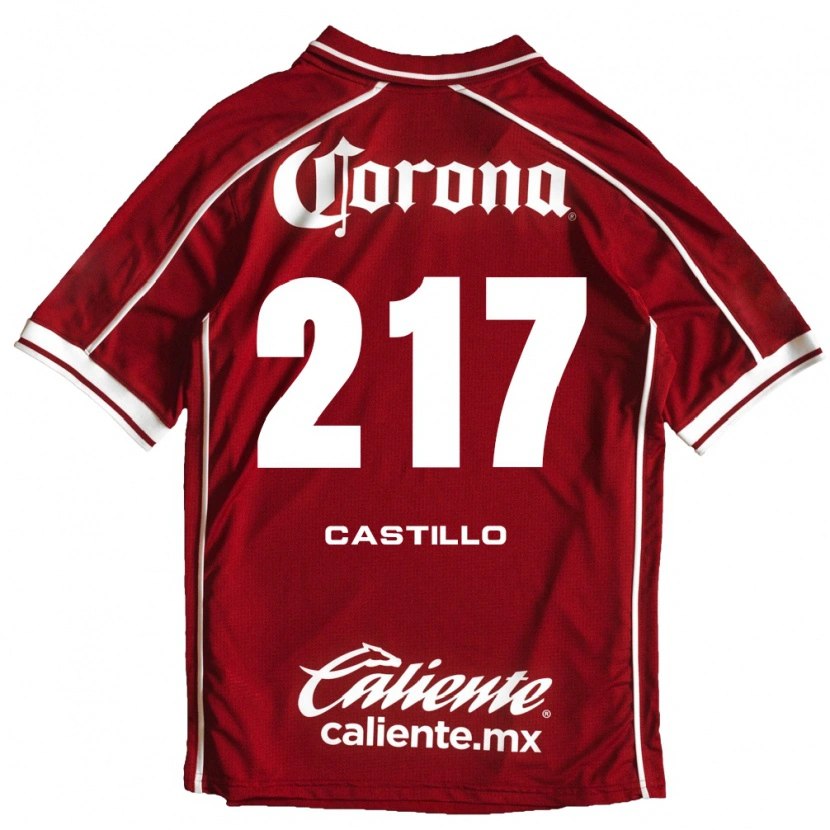 Danxen Män Klever Castillo #217 Vit Röd Hemmatröja Matchtröjor 2026/27 Tröjor T-Tröja
