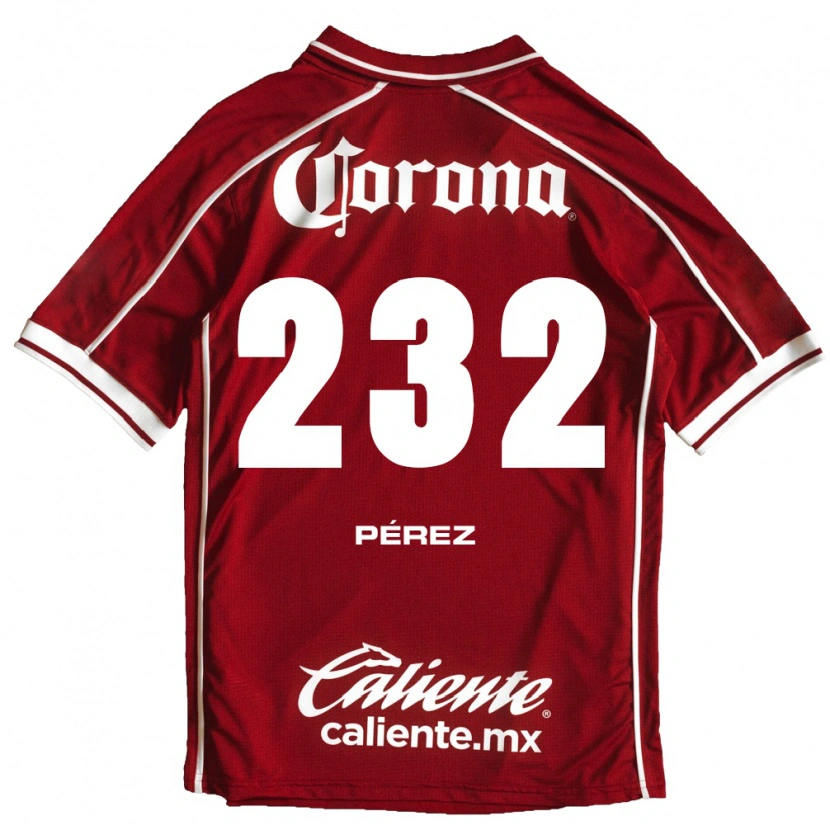 Danxen Män Diego Pérez #232 Vit Röd Hemmatröja Matchtröjor 2026/27 Tröjor T-Tröja