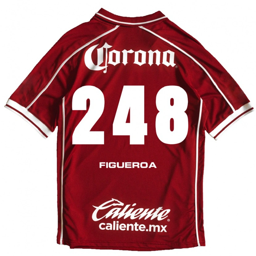 Danxen Män Jared Figueroa #248 Vit Röd Hemmatröja Matchtröjor 2026/27 Tröjor T-Tröja