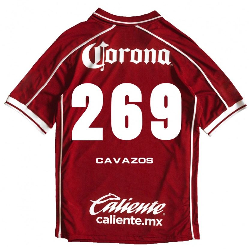 Danxen Män Eduardo Cavazos #269 Vit Röd Hemmatröja Matchtröjor 2026/27 Tröjor T-Tröja