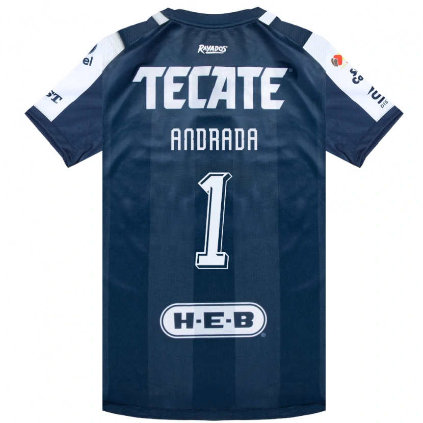 Danxen Män Esteban Andrada #1 Bläckblå Vit Röd Hemmatröja Matchtröjor 2026/27 Tröjor T-Tröja