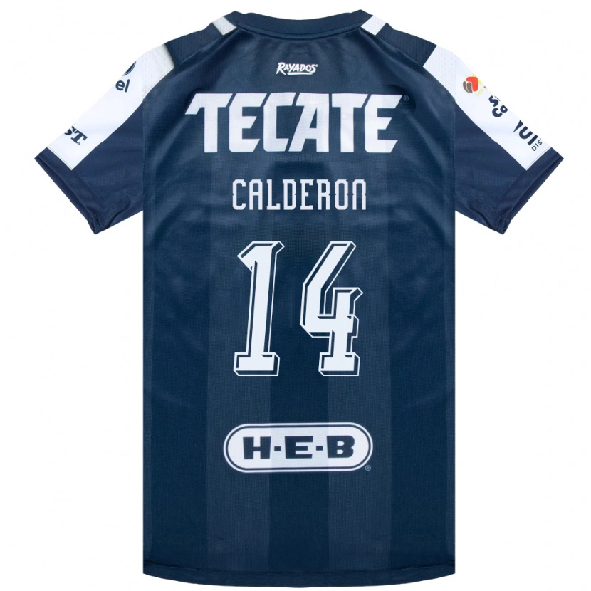Danxen Män Alejandra Calderon #14 Bläckblå Vit Röd Hemmatröja Matchtröjor 2026/27 Tröjor T-Tröja