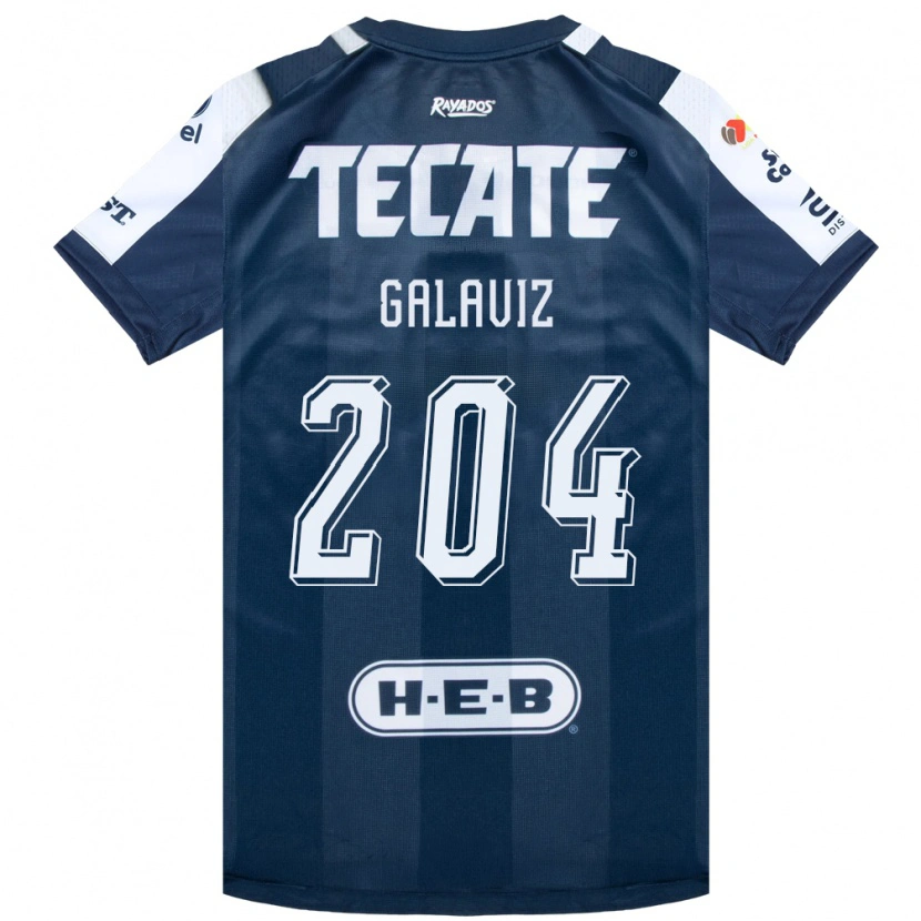 Danxen Män Oswaldo Galaviz #204 Bläckblå Vit Röd Hemmatröja Matchtröjor 2026/27 Tröjor T-Tröja