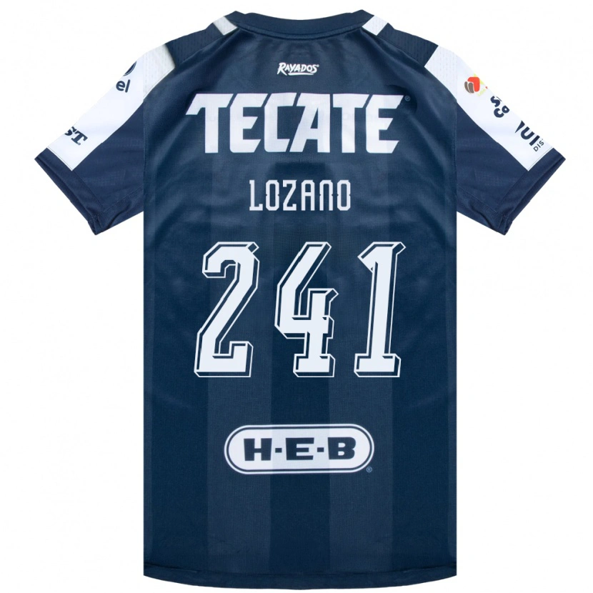 Danxen Män Ronald Lozano #241 Bläckblå Vit Röd Hemmatröja Matchtröjor 2026/27 Tröjor T-Tröja